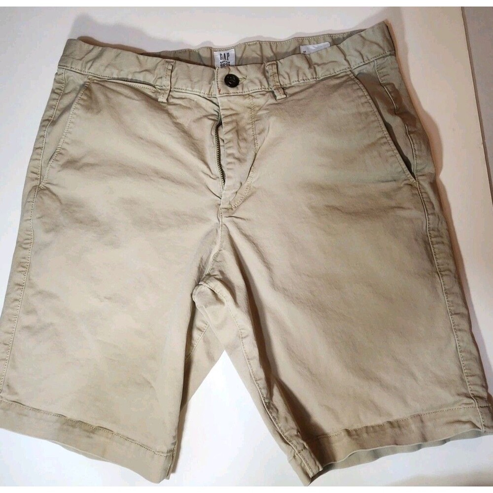 Gap Shorts Men's Size 30 Flat Front Chino Beige Lightweight